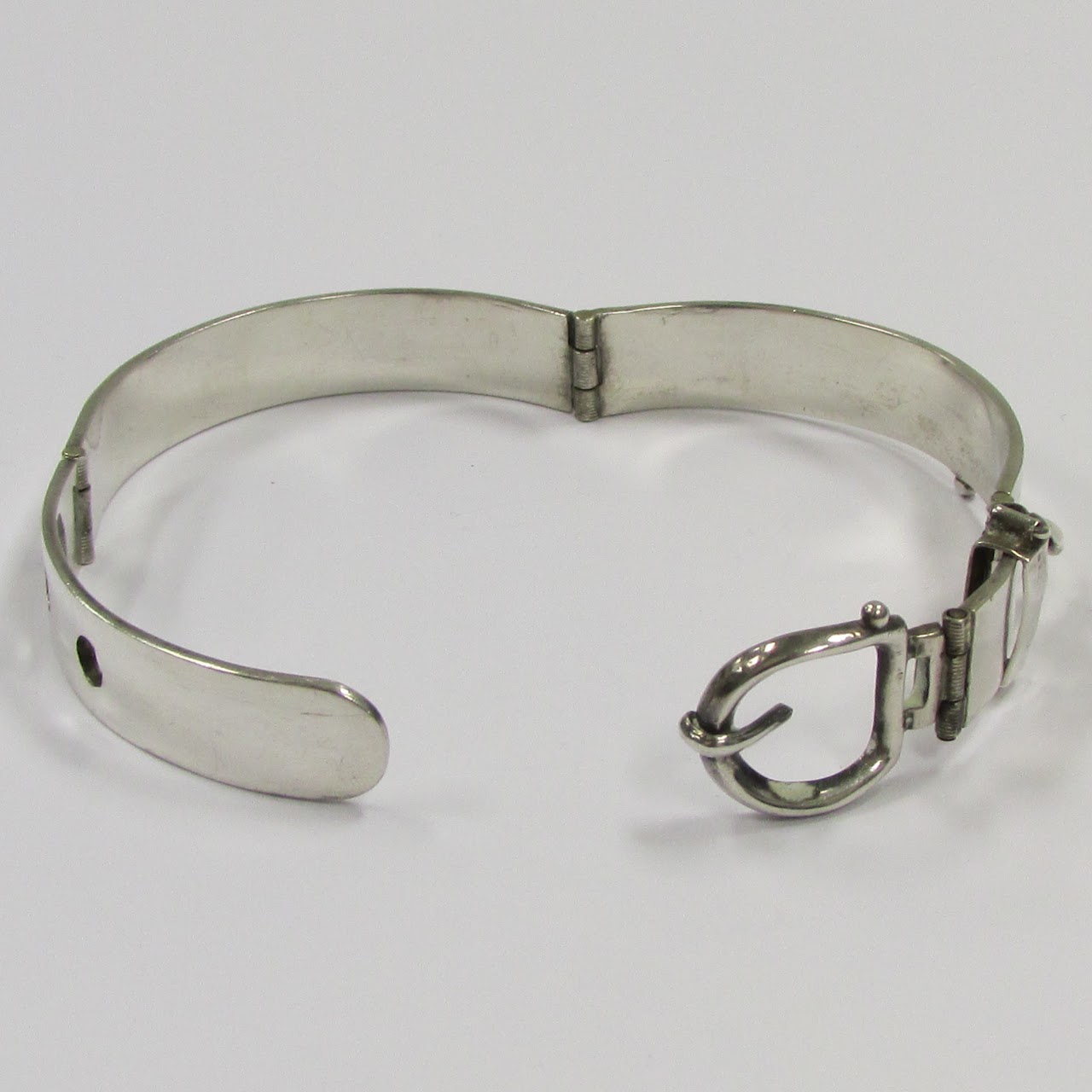 Sterling Silver Buckle Bracelet