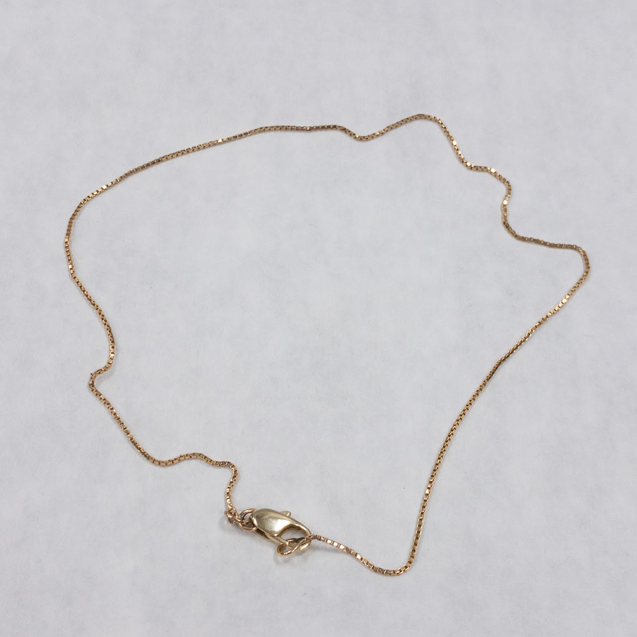 14K Box Chain Necklace