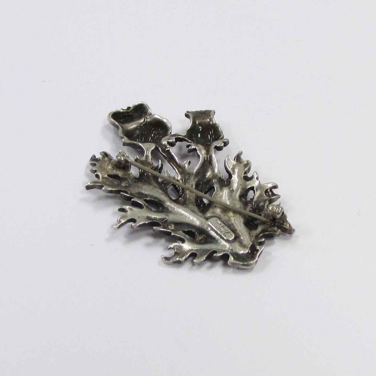 Sterling Silver Scottish Thistle Brooch