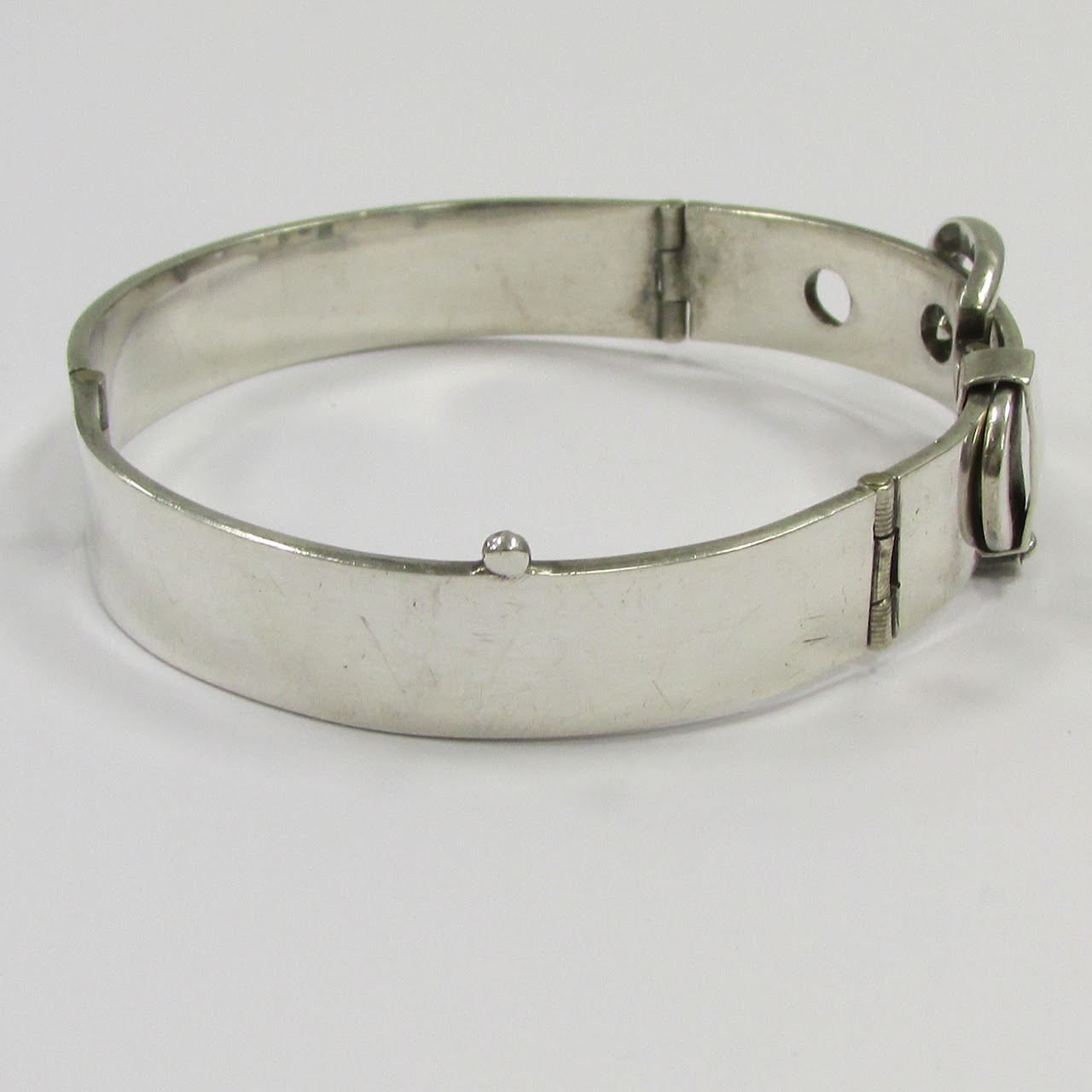 Sterling Silver Buckle Bracelet