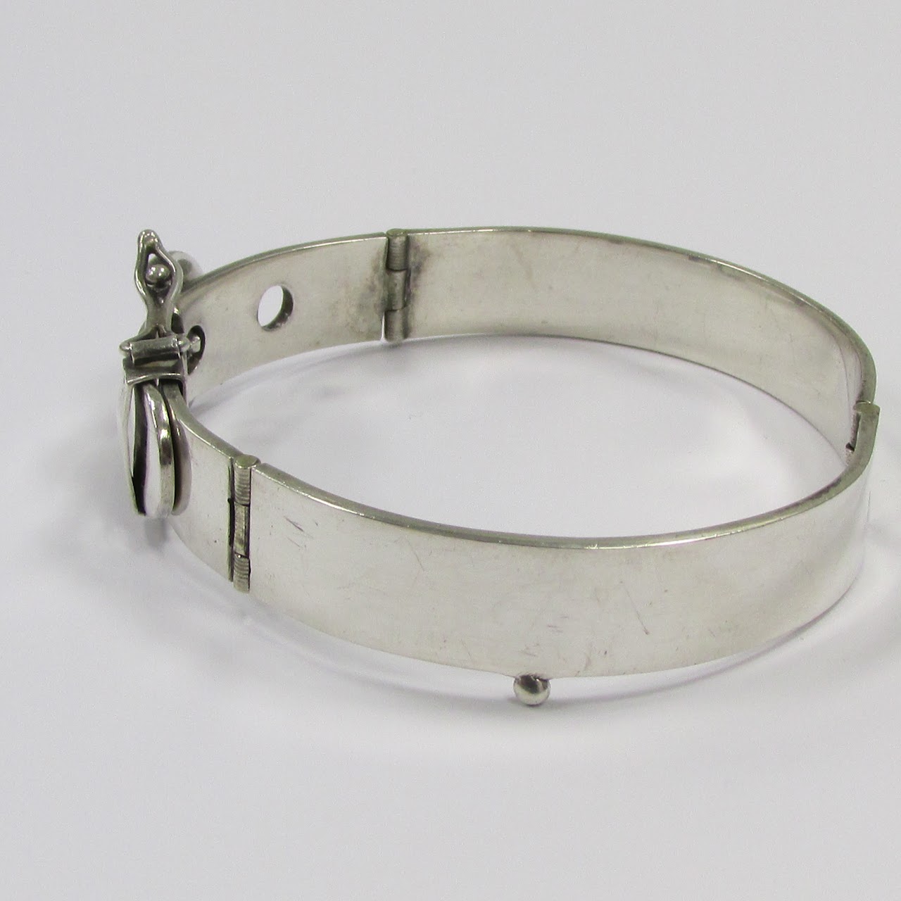 Sterling Silver Buckle Bracelet