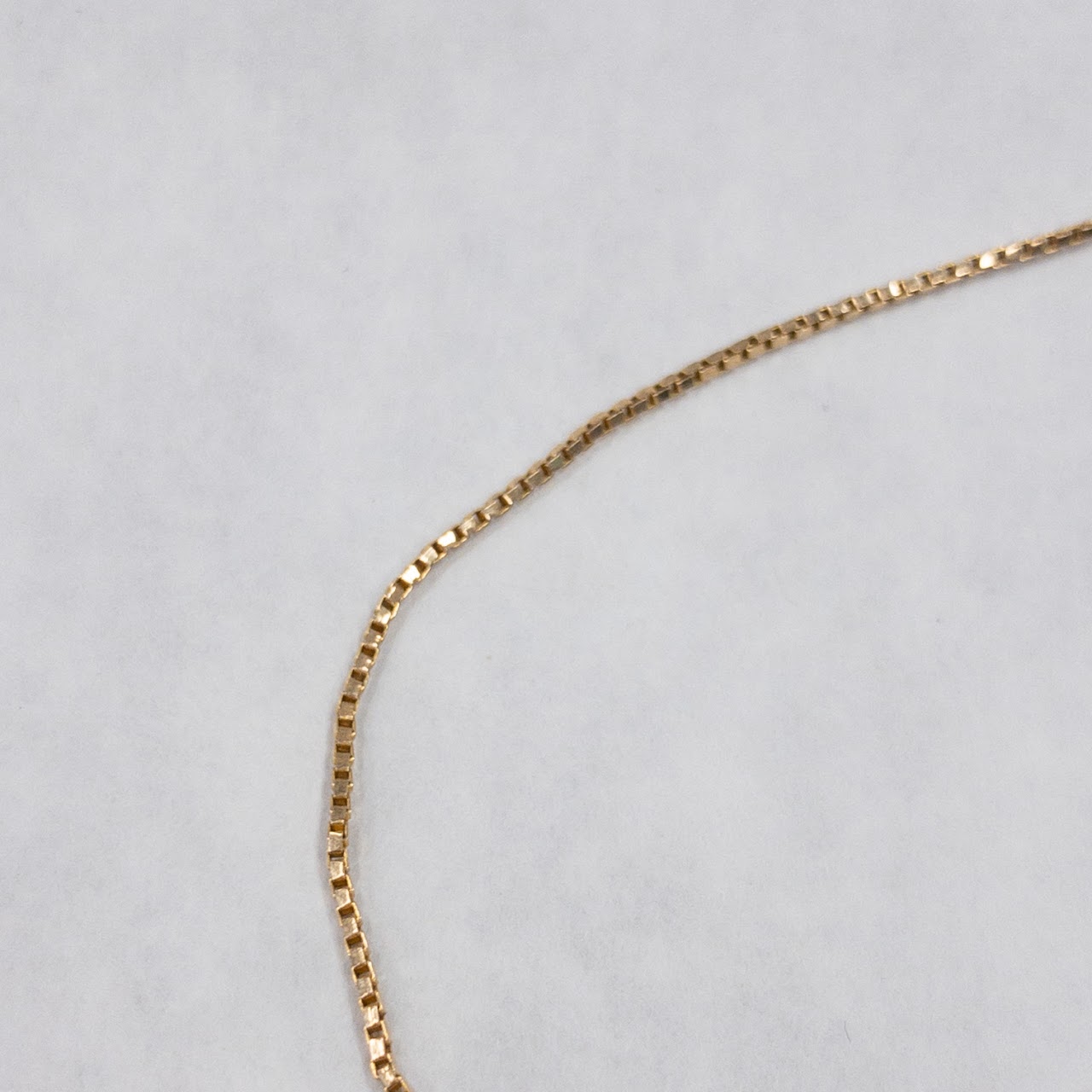 14K Box Chain Necklace