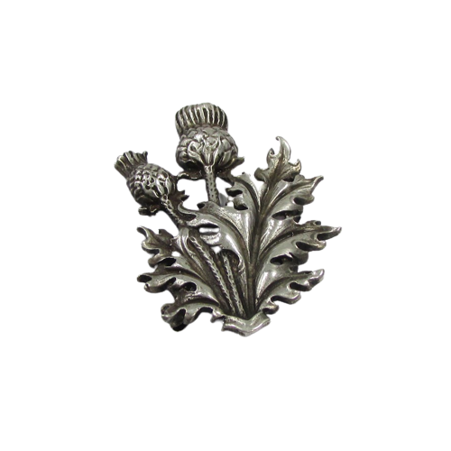 Sterling Silver Scottish Thistle Brooch