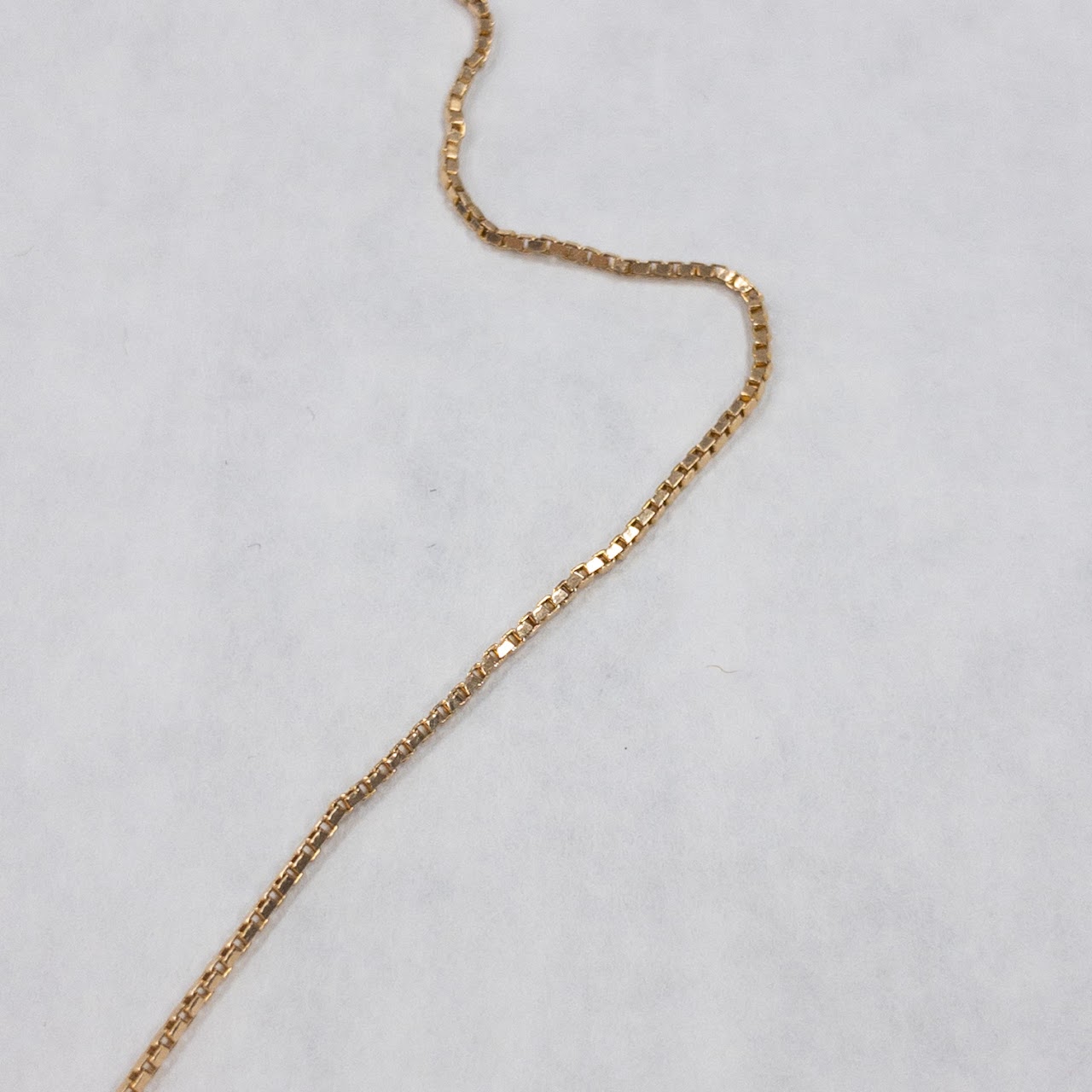 14K Box Chain Necklace