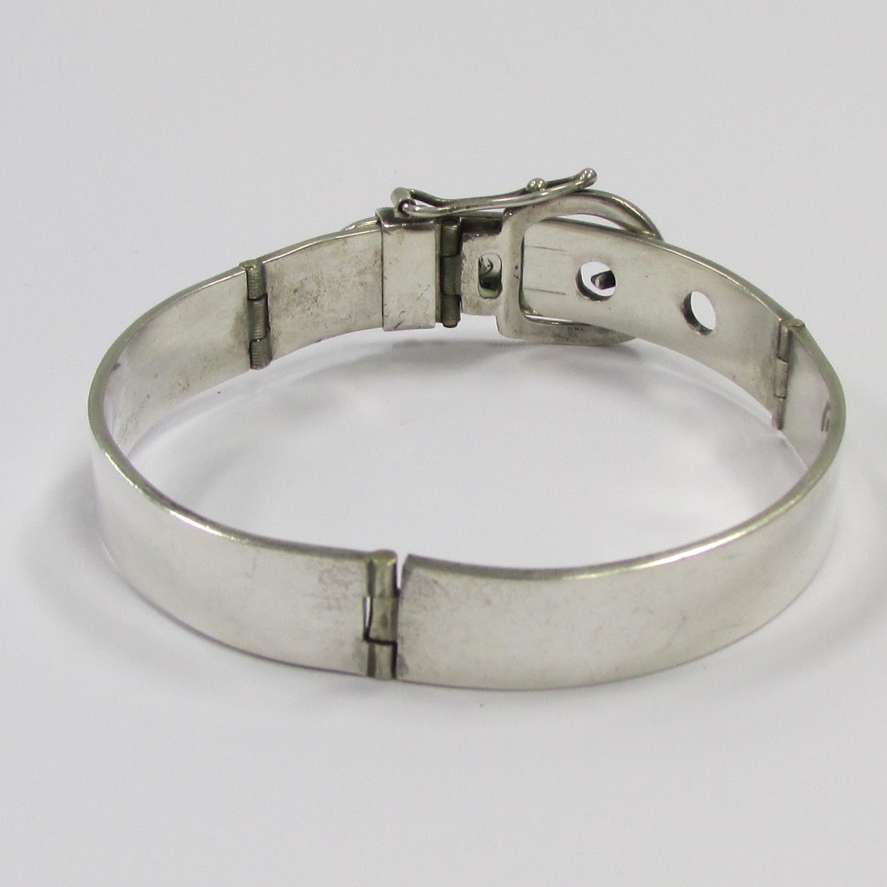 Sterling Silver Buckle Bracelet