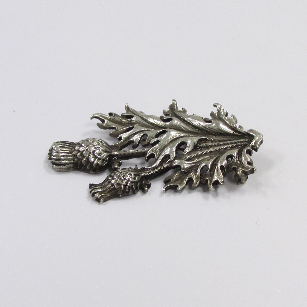 Sterling Silver Scottish Thistle Brooch