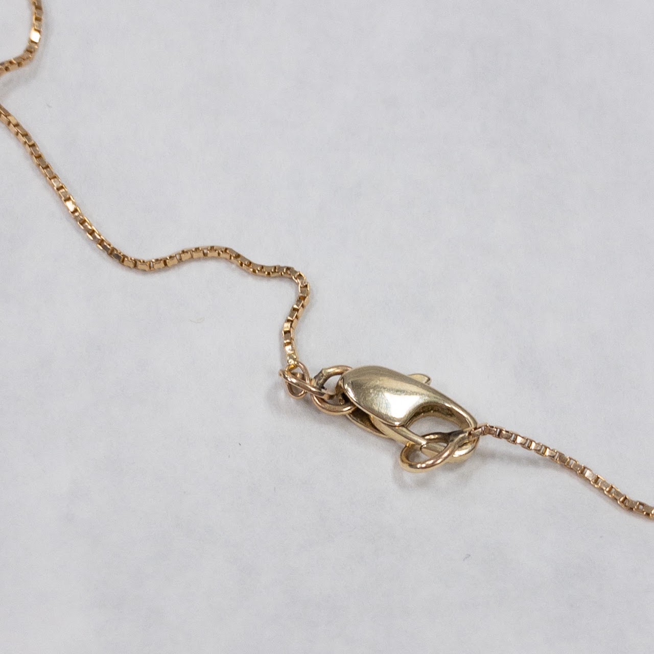 14K Box Chain Necklace