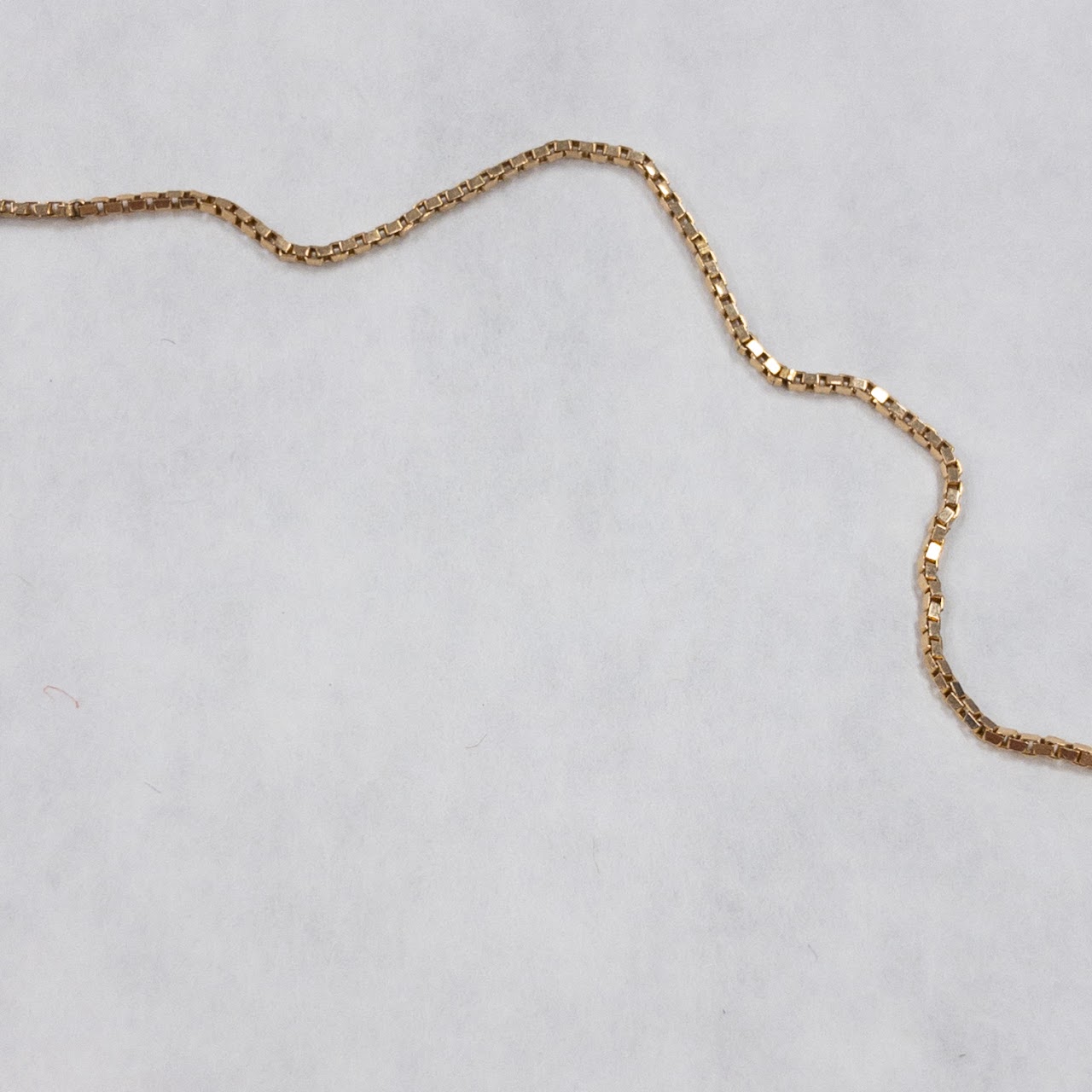 14K Box Chain Necklace