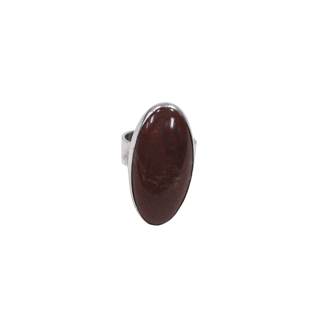 Sterling  Silver & Brecciated Jasper Ring