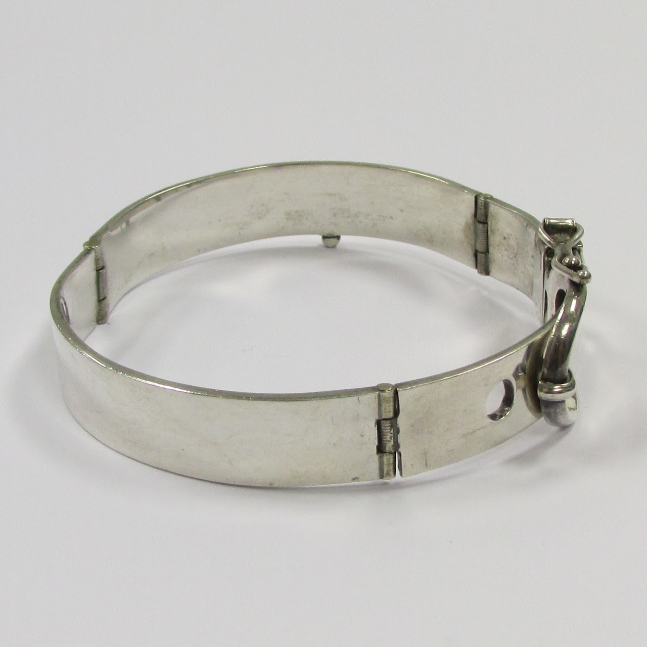 Sterling Silver Buckle Bracelet