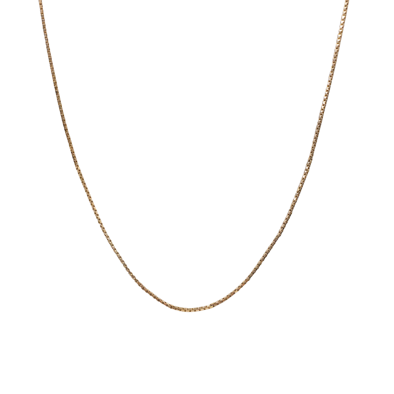 14K Box Chain Necklace