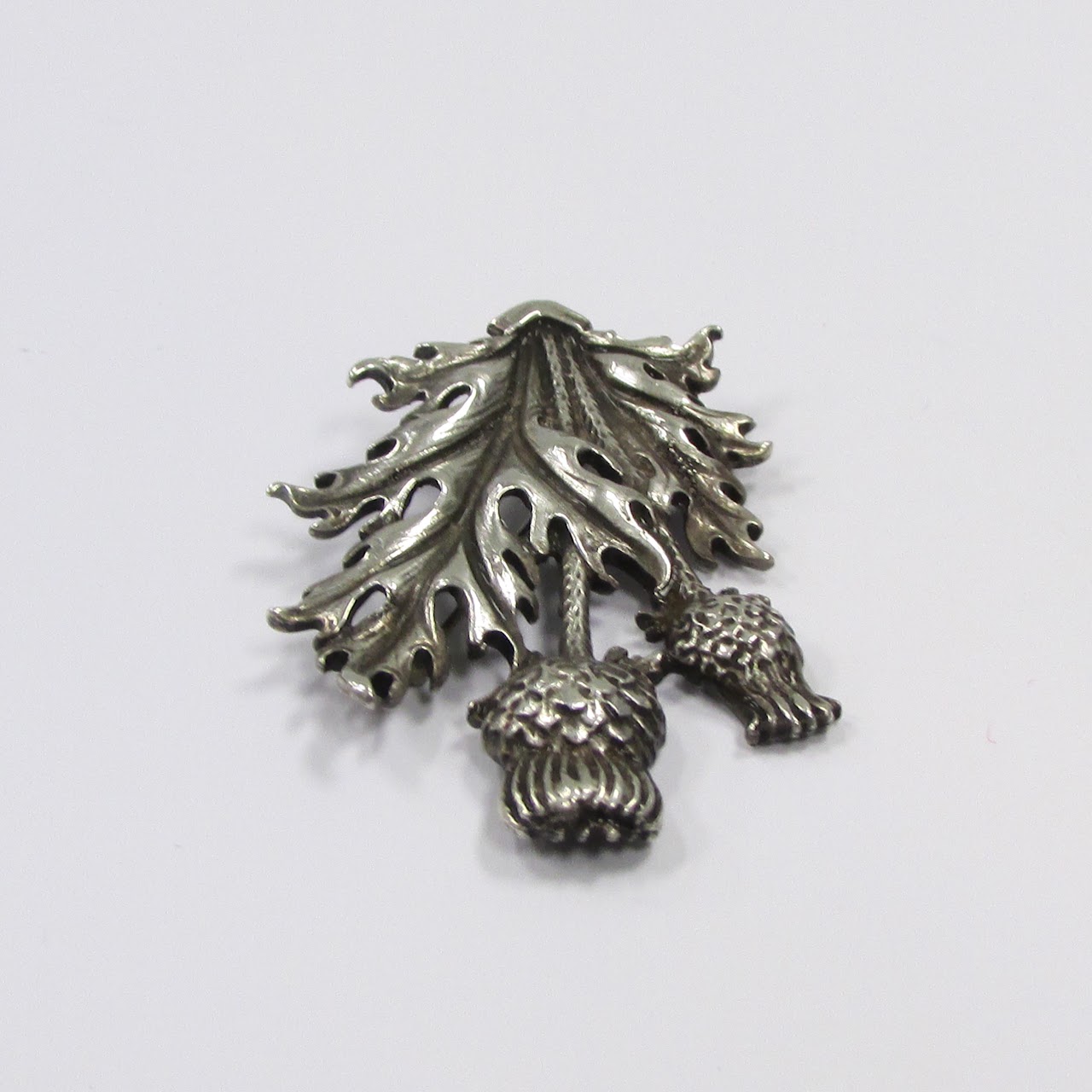 Sterling Silver Scottish Thistle Brooch