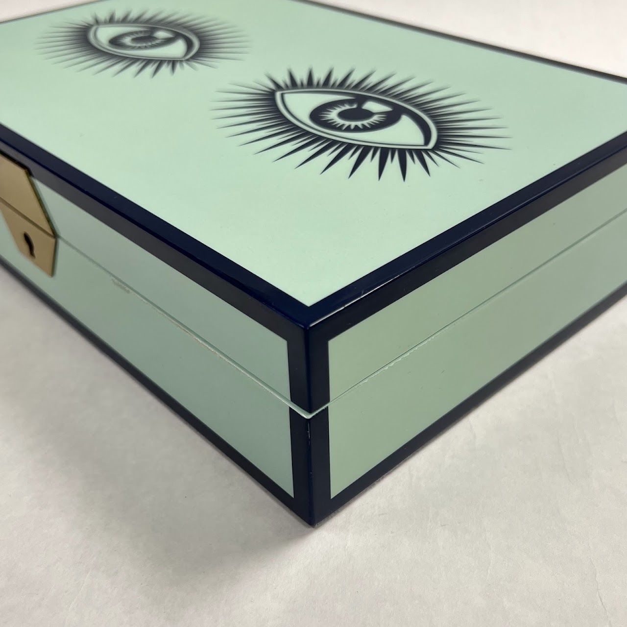 Jonathan Adler Le Wink Lacquered  Jewelry Box