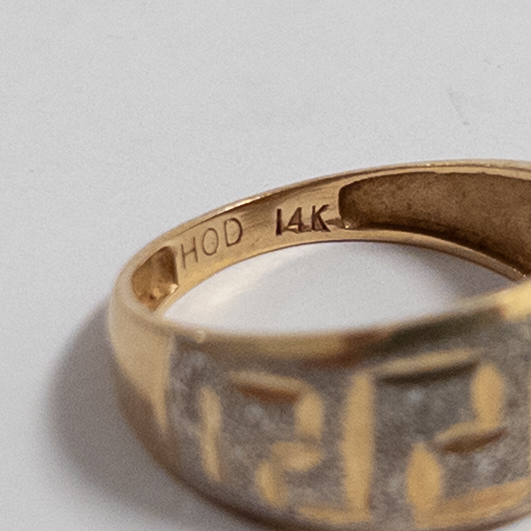 14K Bi-Color Gold Ring