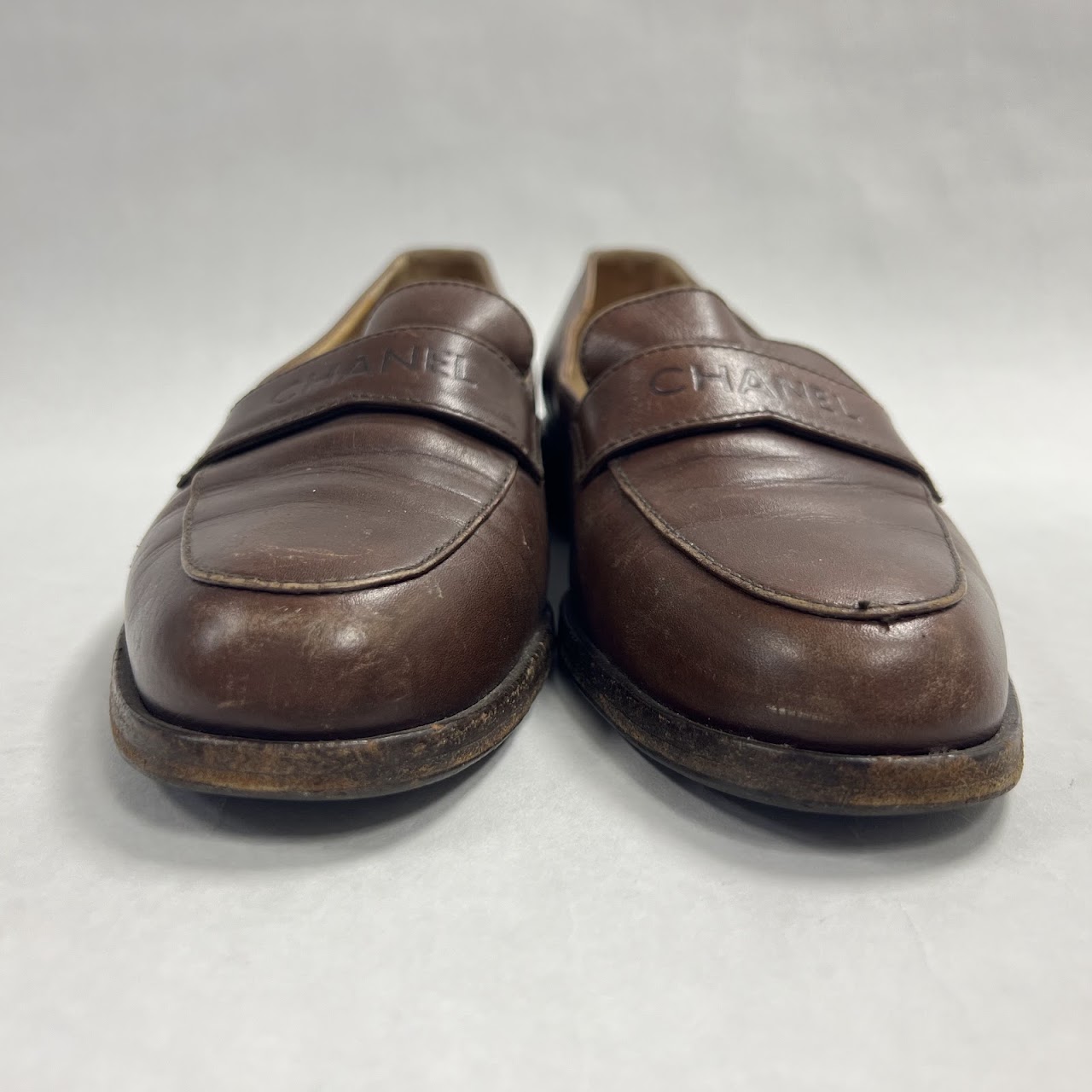 Chanel Vintage Leather Loafers