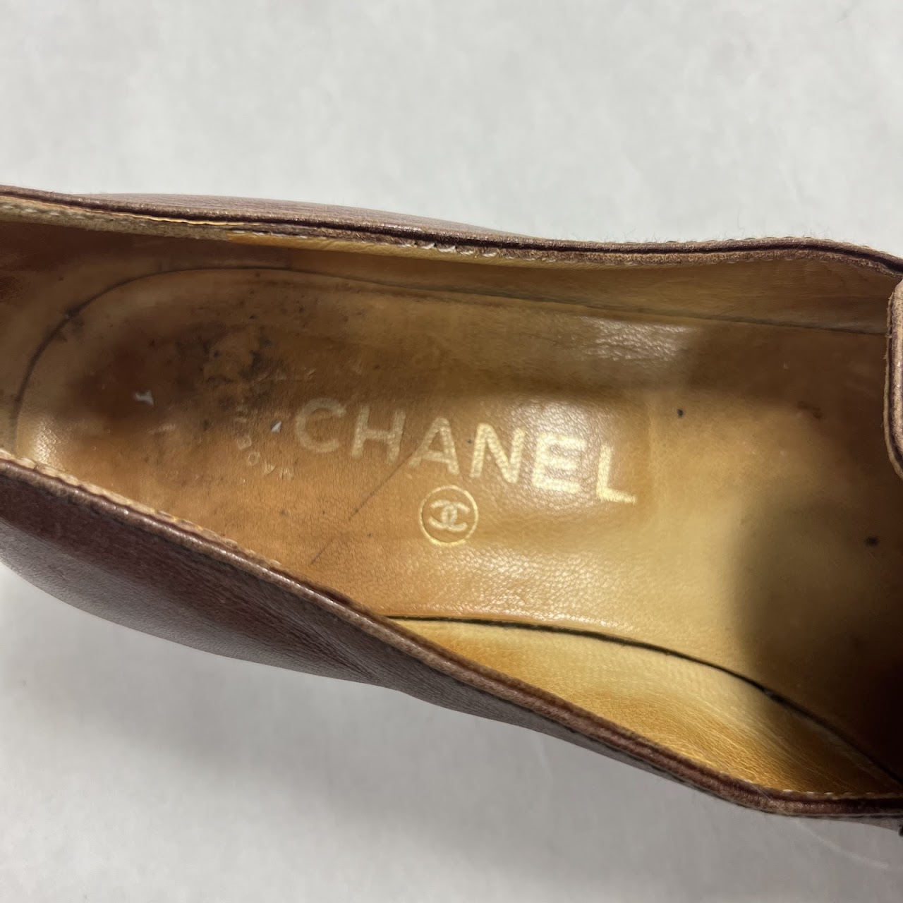 Chanel Vintage Leather Loafers