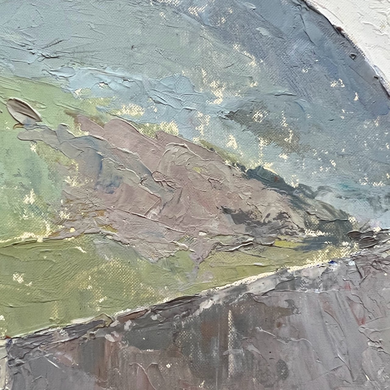 Doris Hickson Signed Landscape Oil Painting #1