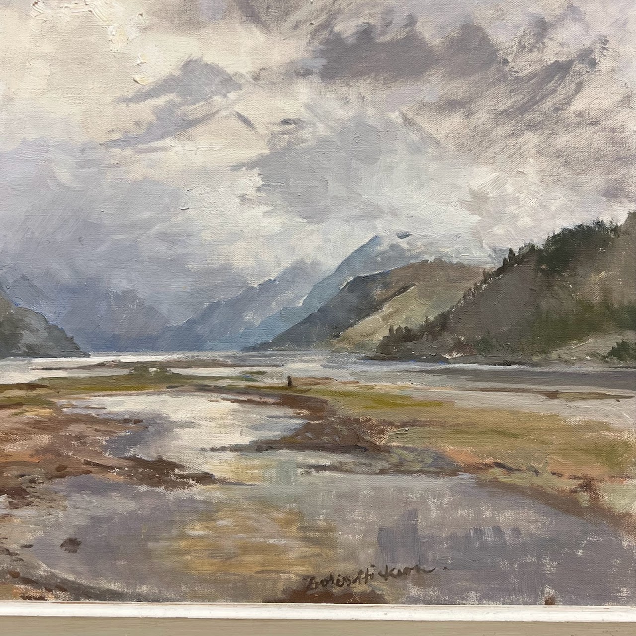 Doris Hickson Signed Landscape Oil Painting #2