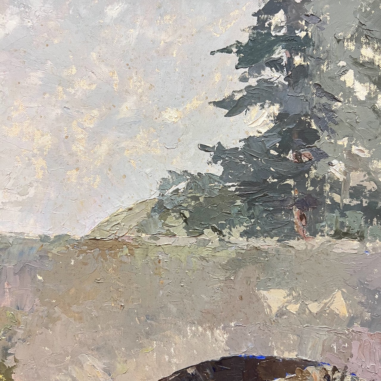 Doris Hickson Signed Landscape Oil Painting #1