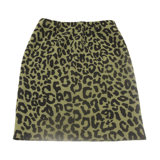 Prada Leopard Print Skirt
