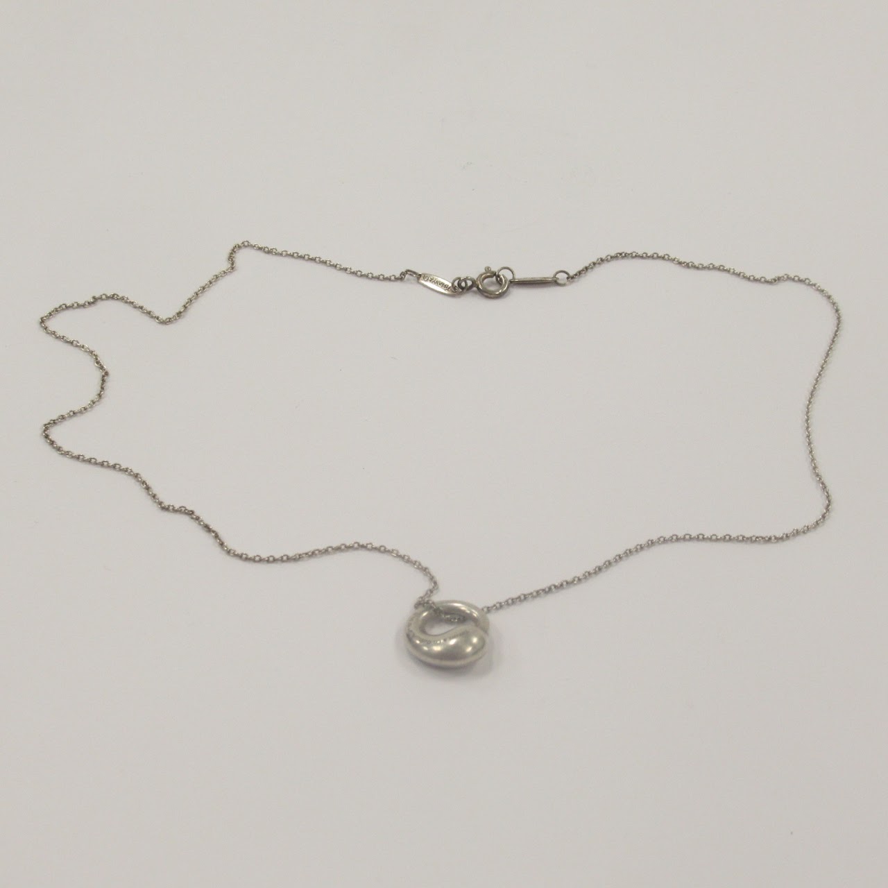 Tiffany & Co. X Elsa Peretti Sterling Silver Eternal Circle Pendant Necklace