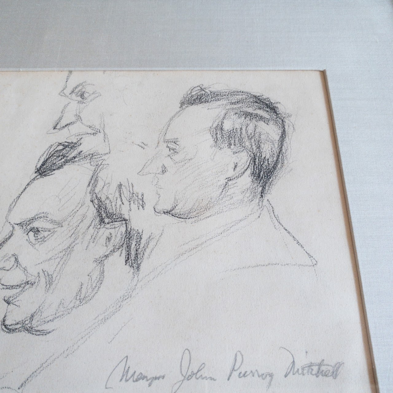 Maurice Becker (1889-1975) Signed Pencil Portrait