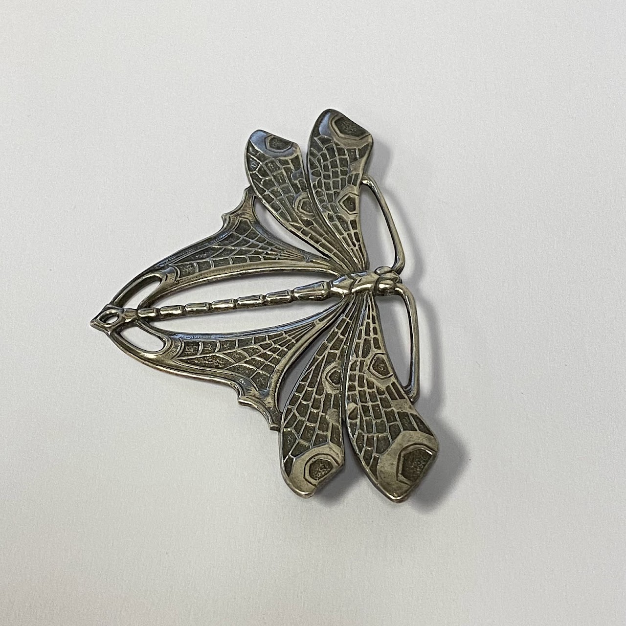 Sterling Silver Luna Moth Brooch