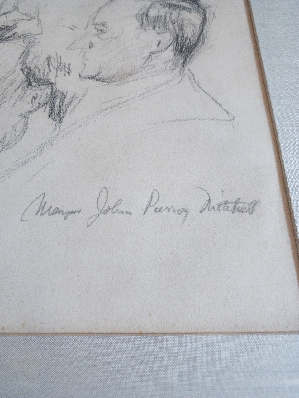 Maurice Becker (1889-1975) Signed Pencil Portrait