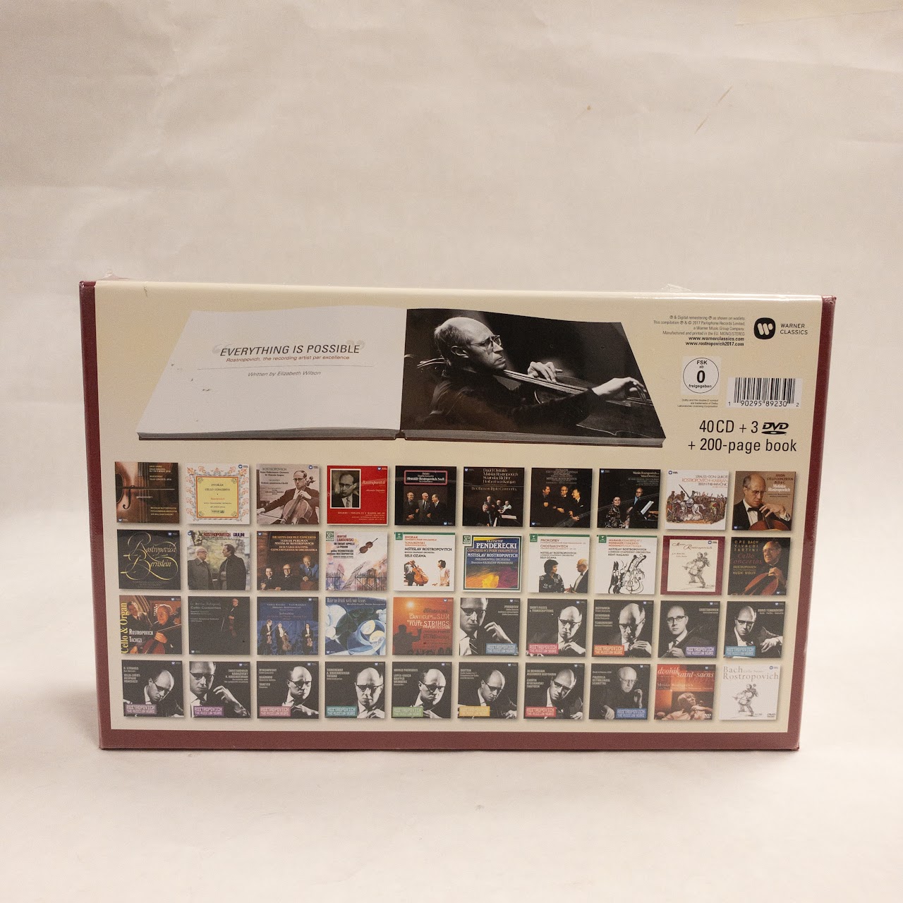 'Mstislav Rostropovich Cellist Of The Century,The Complete Warner Recordings' Set NEW