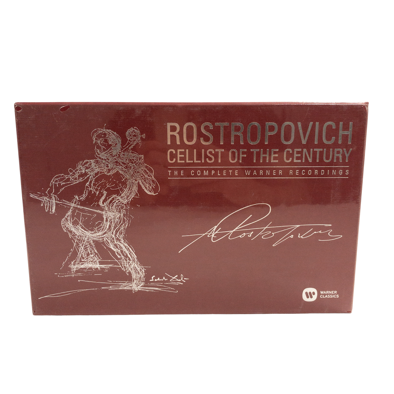 'Mstislav Rostropovich Cellist Of The Century,The Complete Warner Recordings' Set NEW