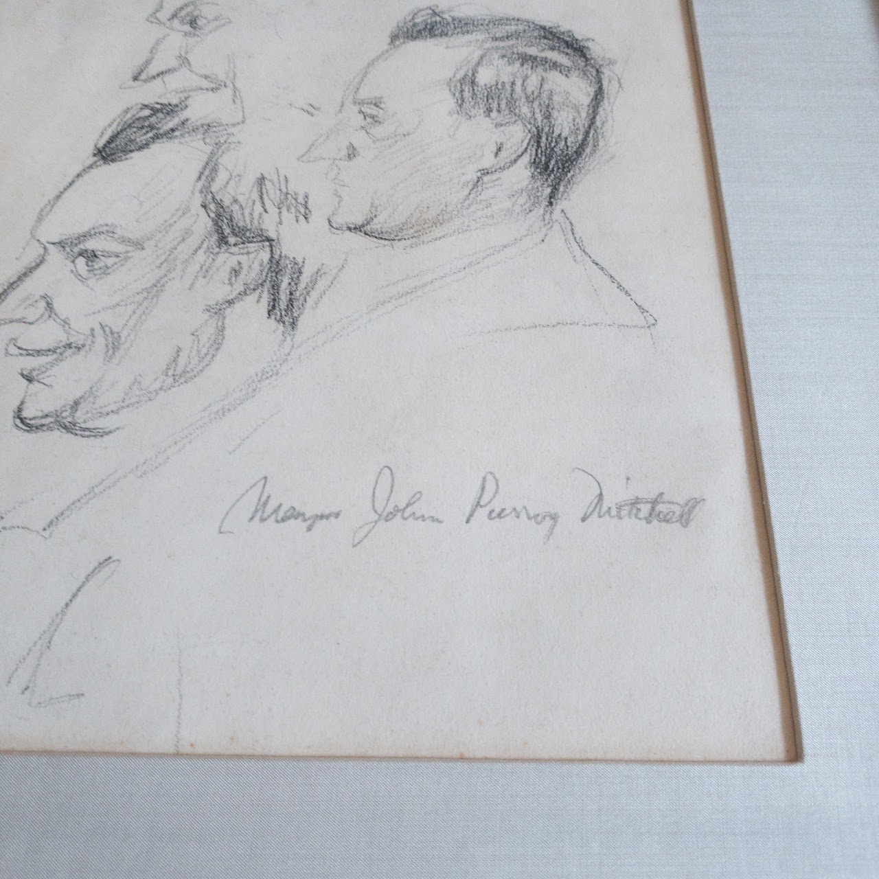 Maurice Becker (1889-1975) Signed Pencil Portrait