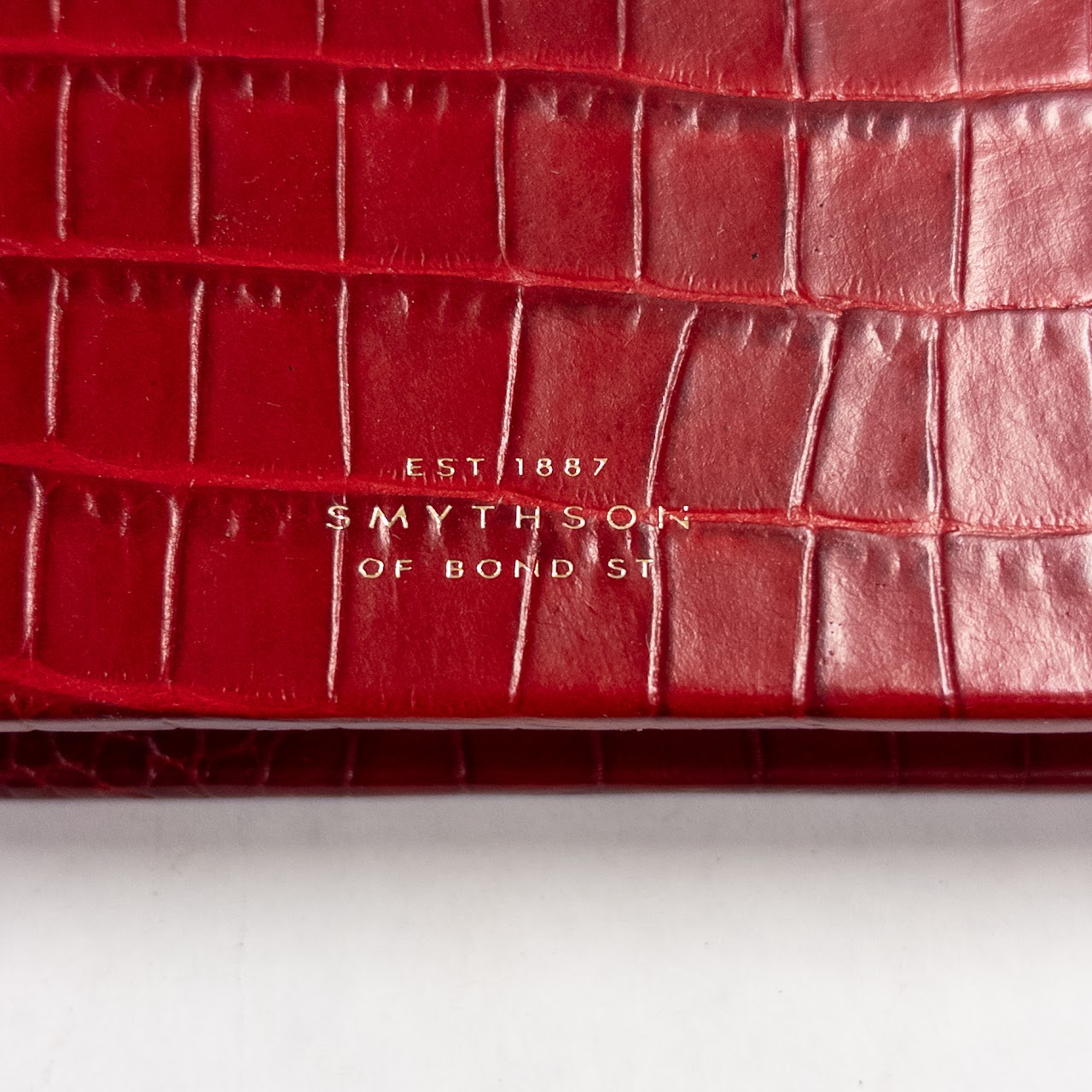 Smythson of Bond Street Embossed Leather Book