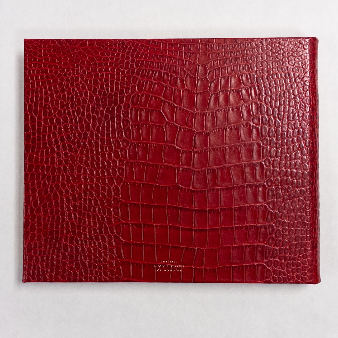 Smythson of Bond Street Embossed Leather Book