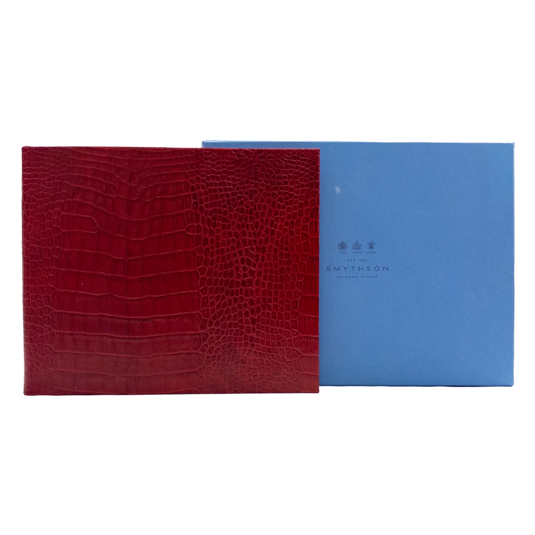 Smythson of Bond Street Embossed Leather Book