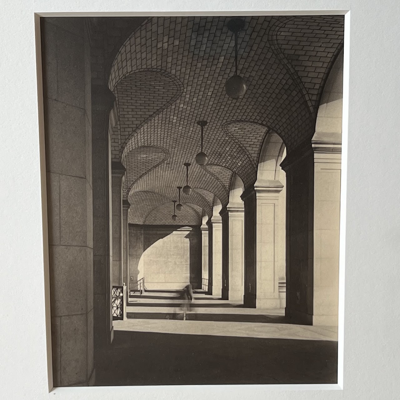 Manhattan Municipal Building Guastavino Ceiling Tiled South Arcade Vintage Photograph