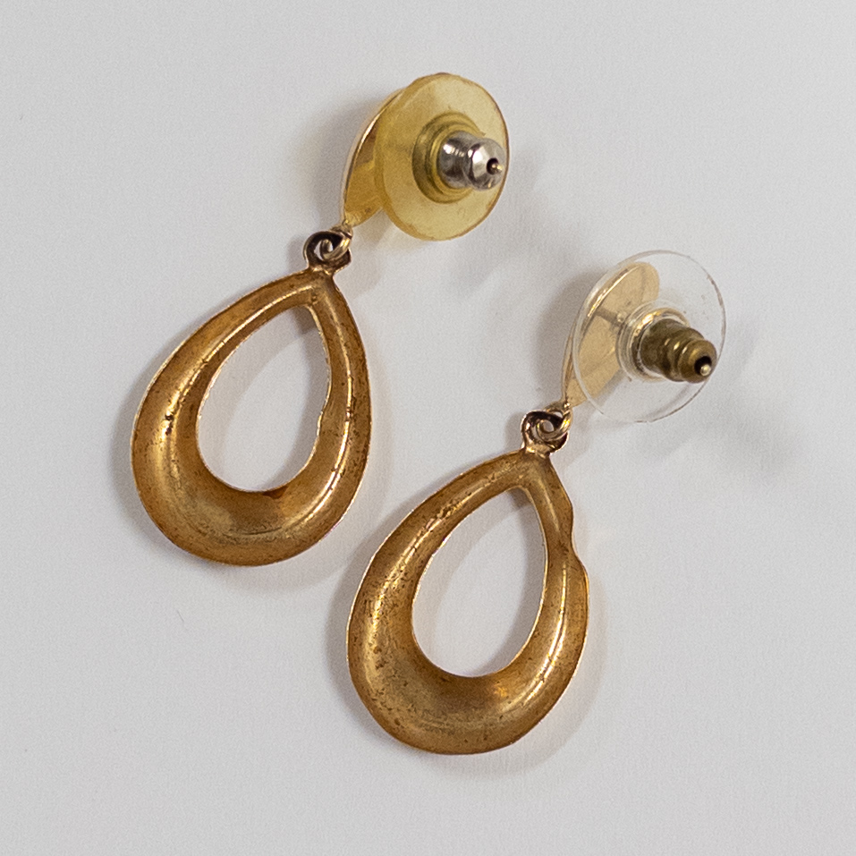 14K Gold Teardrop Earrings