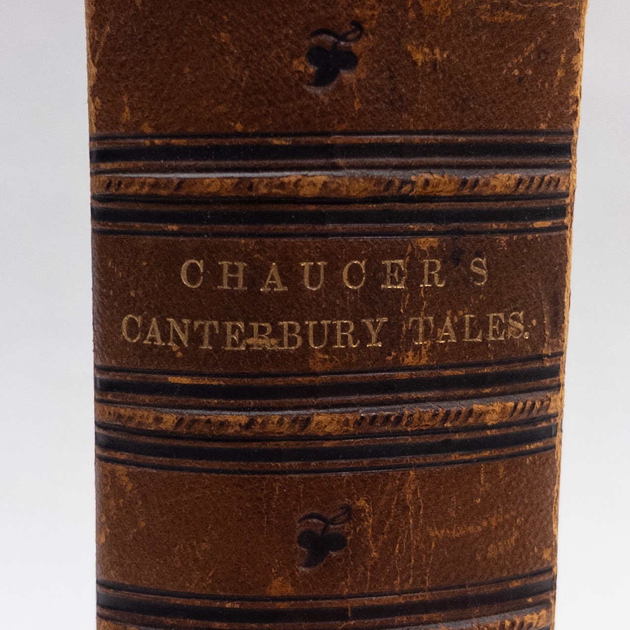 Geoffrey Chaucer 'The Canterbury Tales' Antique Volume