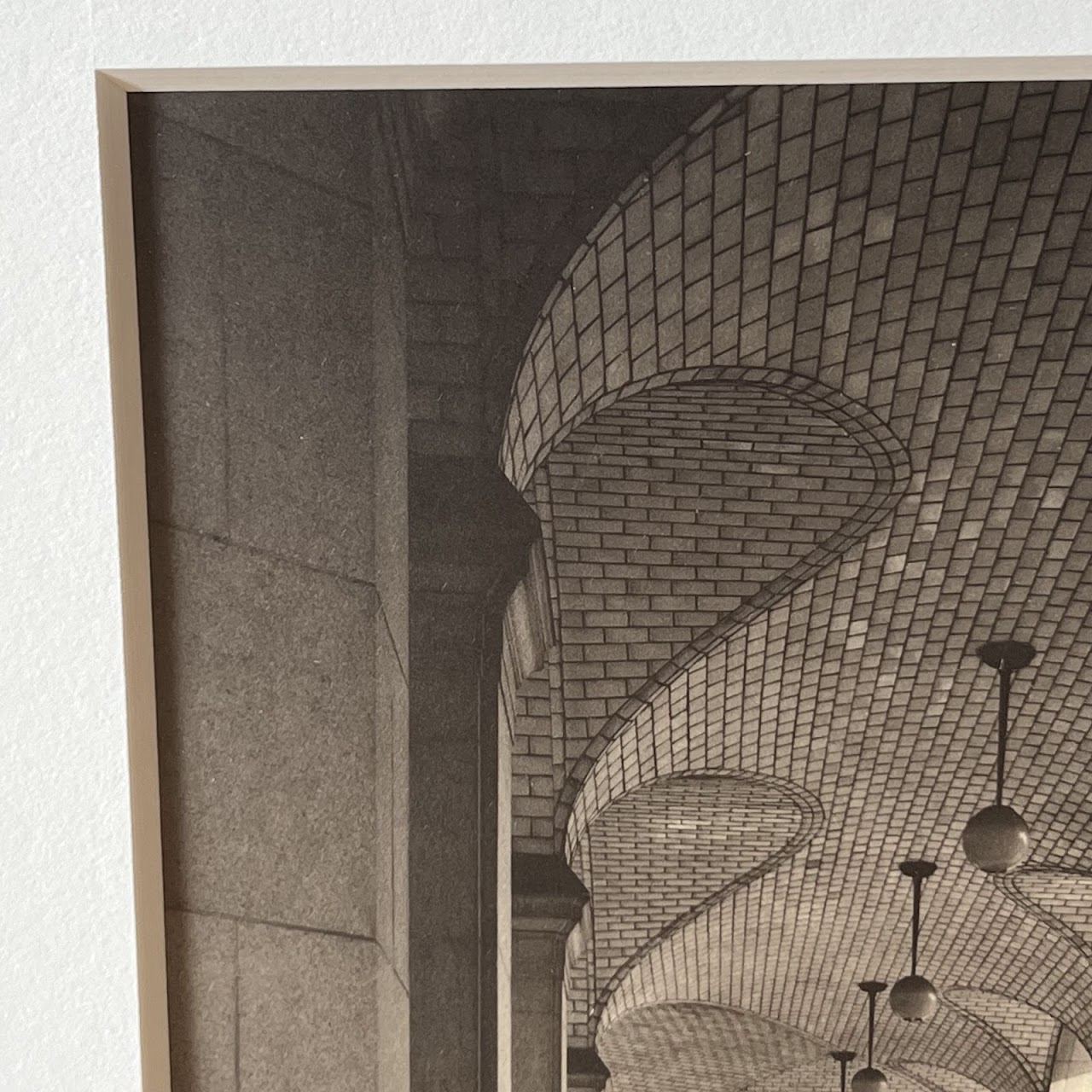 Manhattan Municipal Building Guastavino Ceiling Tiled South Arcade Vintage Photograph