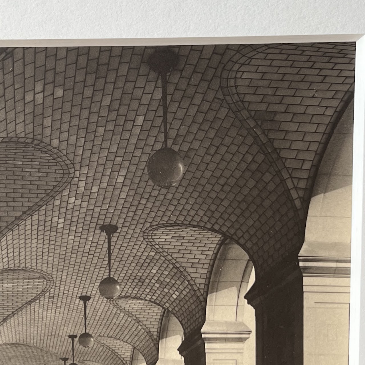 Manhattan Municipal Building Guastavino Ceiling Tiled South Arcade Vintage Photograph