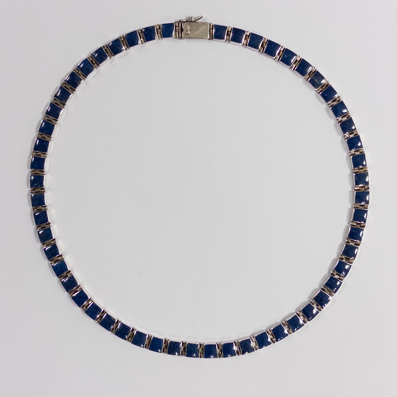 Sterling Silver and Lapis Lazuli Three Piece Set