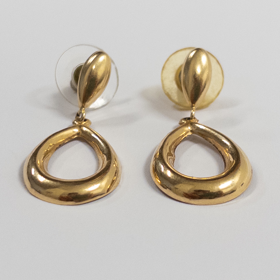 14K Gold Teardrop Earrings