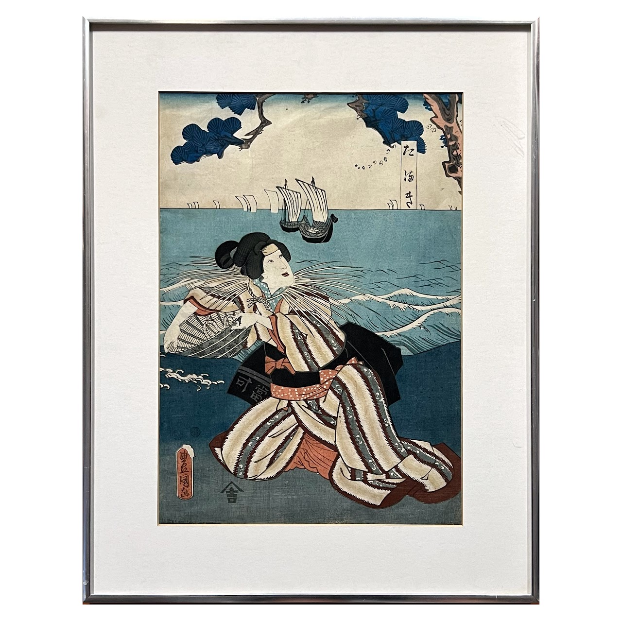 Kunisada Utagawa Japanese Ukiyo-e Woodblock Print