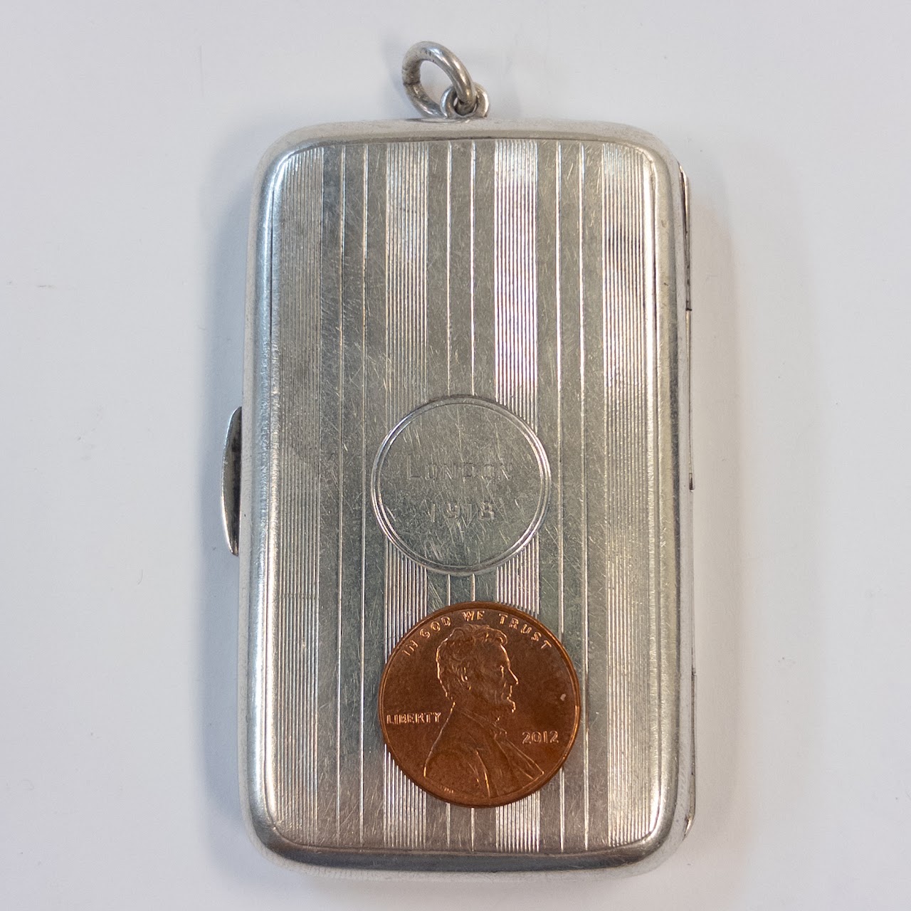 Antique WWI Era Sterling Silver English Money Case/Locket