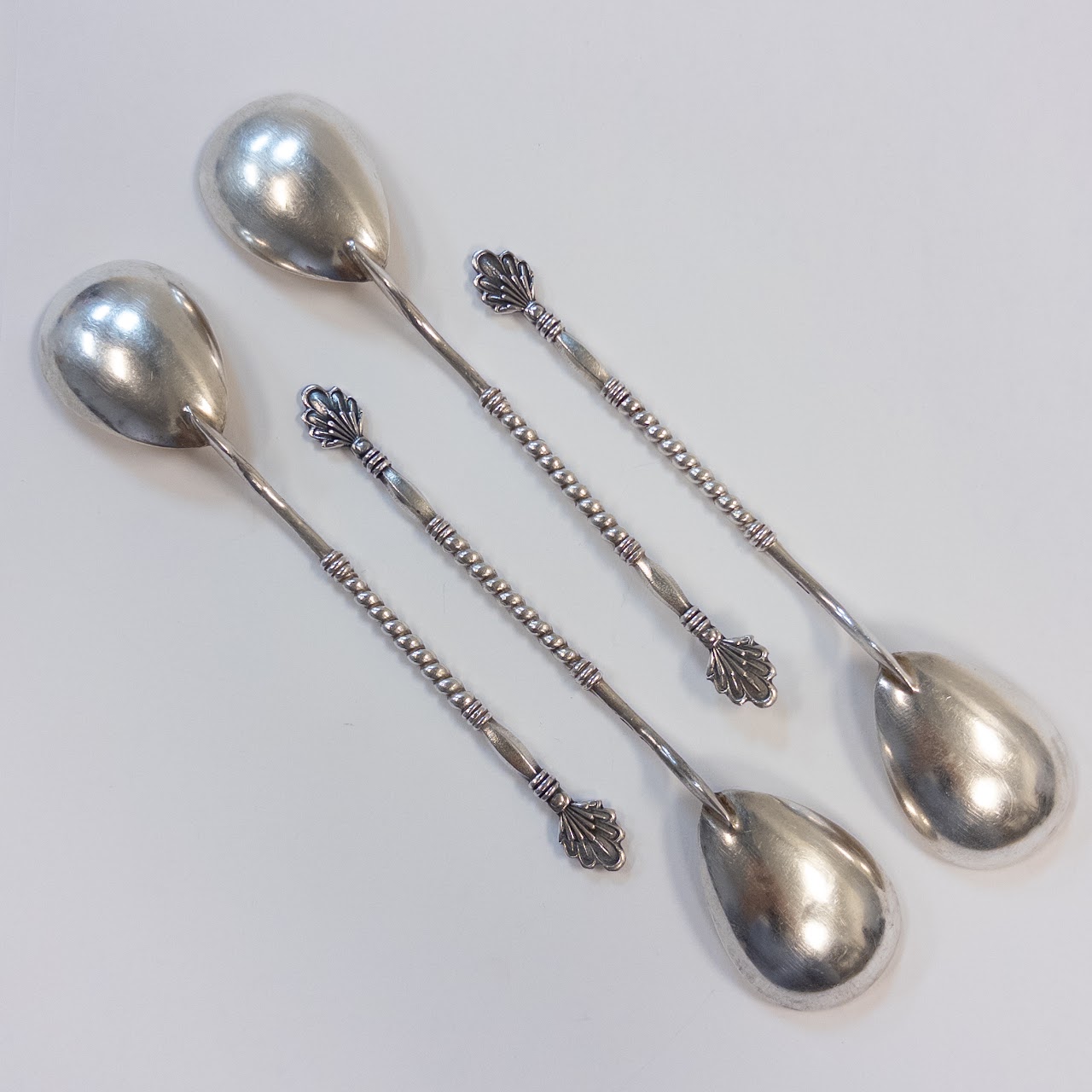 875 Silver Vintage Soviet Teaspoon Set