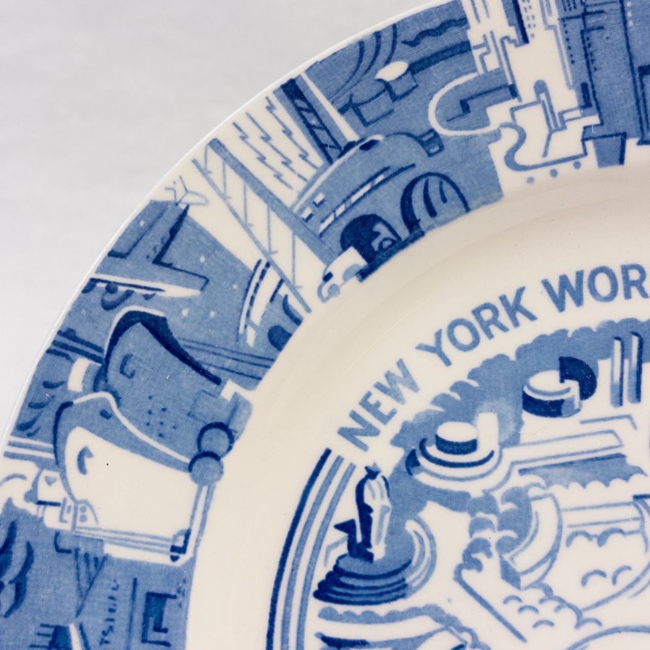 Tiffany & Co. 1939 New York World's Fair Commemorative Plate