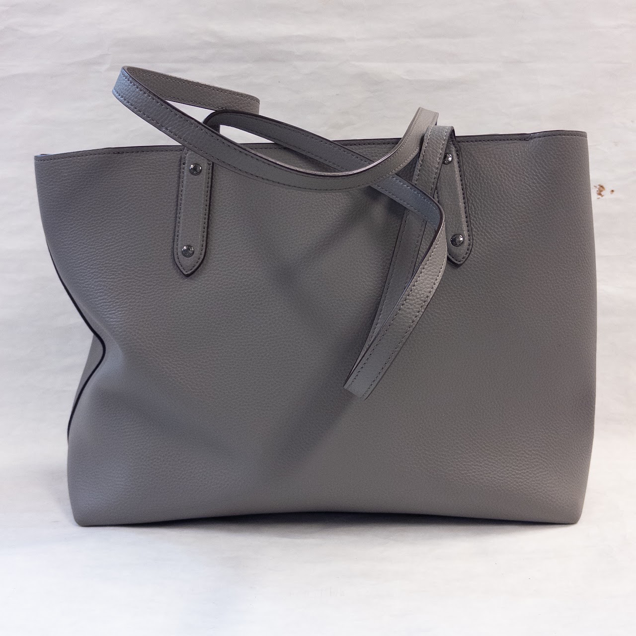 Coach Grey Leather City Tote Bag