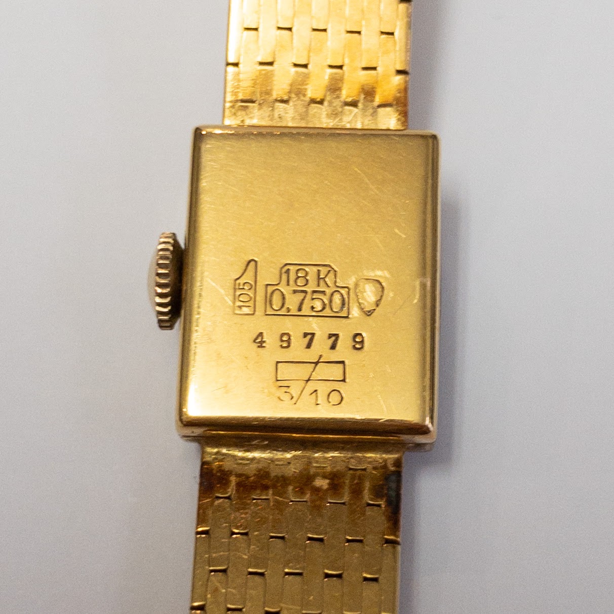 18K Gold Bucherer Wristwatch