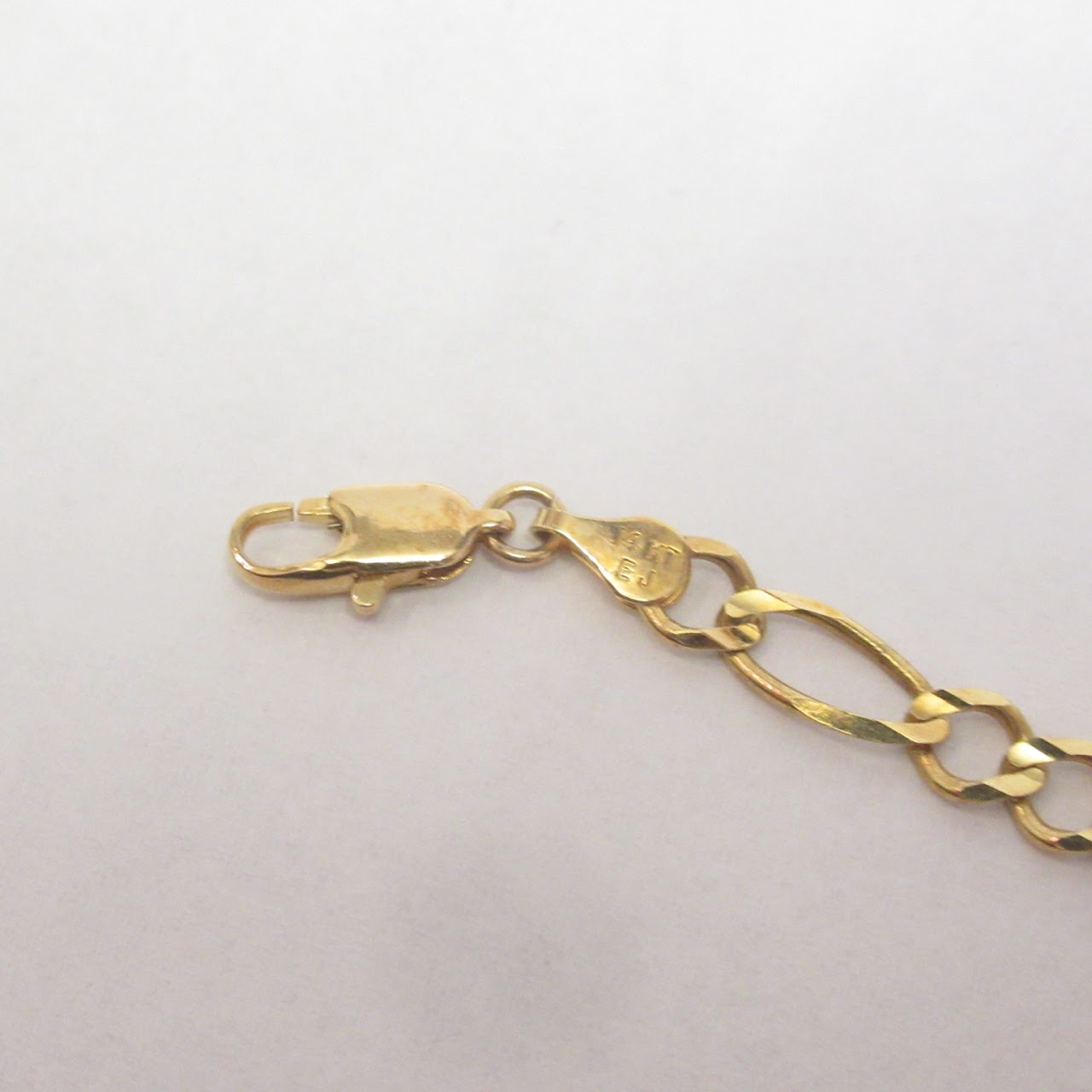 14K Gold ID Chain Bracelet