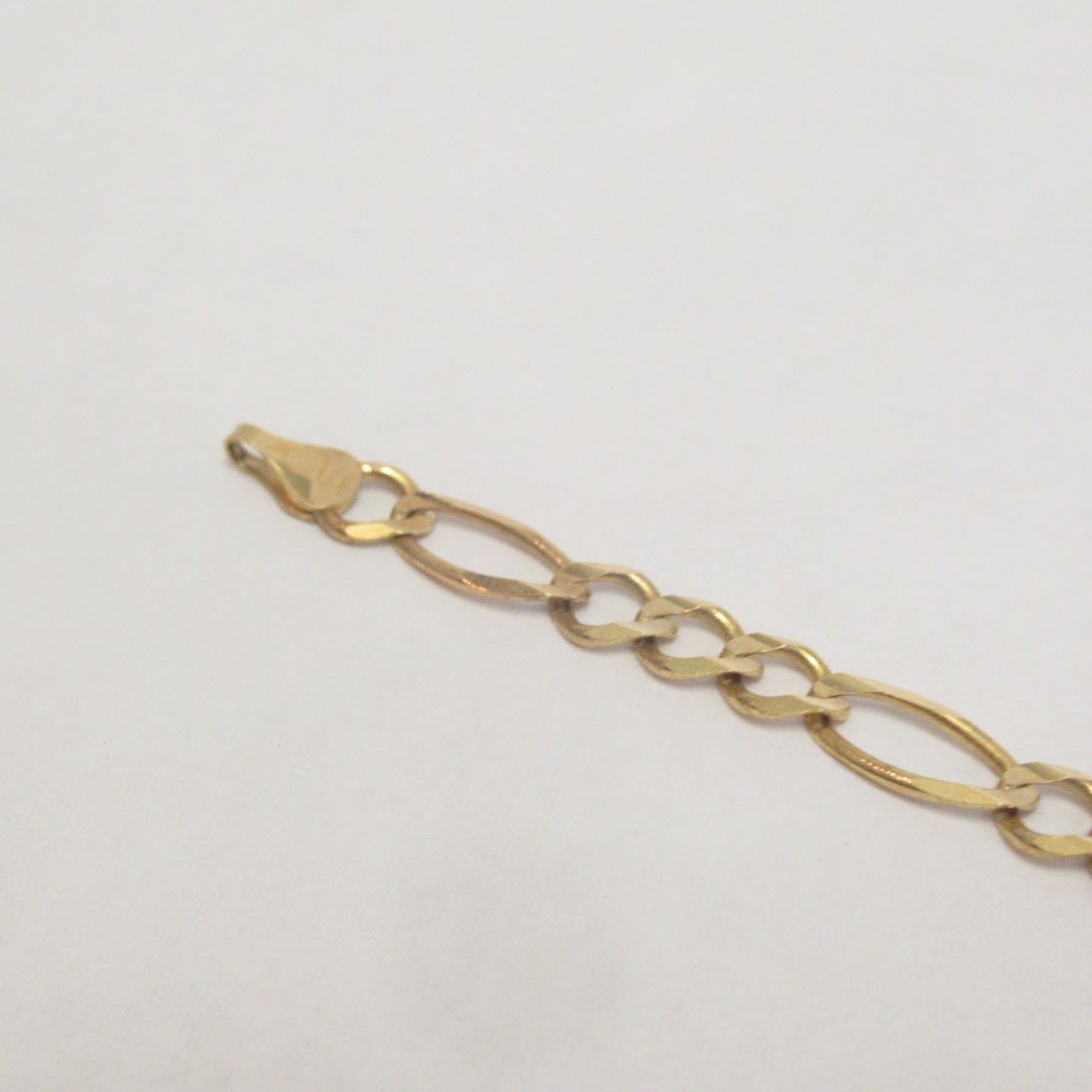 14K Gold ID Chain Bracelet