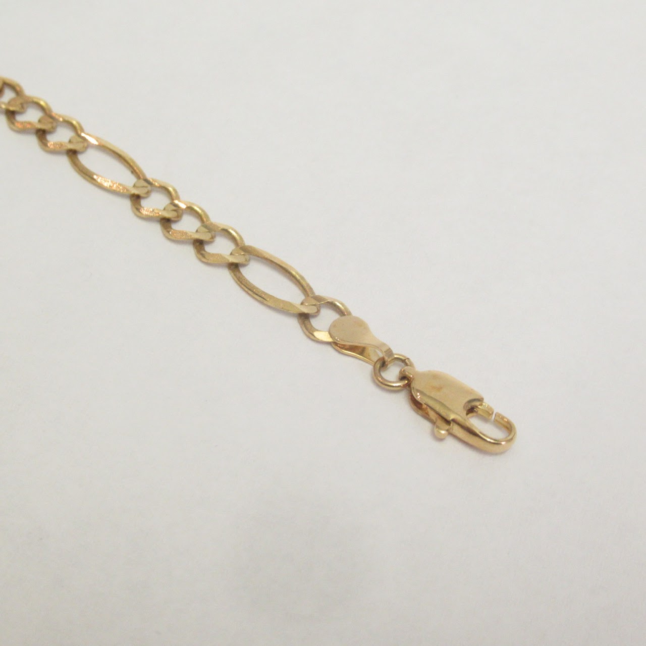 14K Gold ID Chain Bracelet